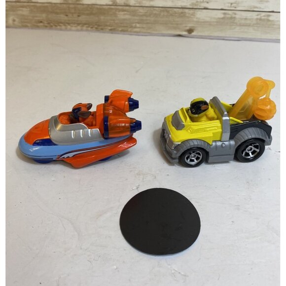 PAW Patrol True Metal Mighty Pups Super Paws Die-Cast Vehicles Zuma & Rubble - Picture 4 of 7